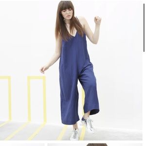 Ali Golden denim romper